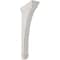 Ekena Millwork 2 1/4"W x 7"D x 14"H Stockport Wood Vintage Decor Bracket, Chalk Dust White BKTWD02X07X14STWH - alternate 1